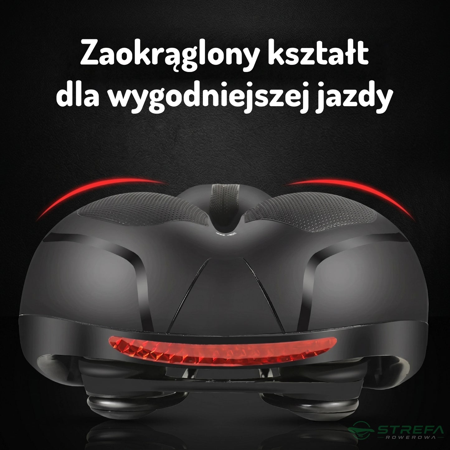 Anty-uciskowe siodełko EasyRide™ do jazdy bez bólu i dyskomfortu